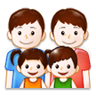 Famille: Homme, Homme, Fille, Garçon Famille: Homme, Homme, Fille, Garçon