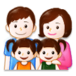 Famille: Homme, Femme, Fille, Fille Famille: Homme, Femme, Fille, Fille