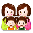 Famille: Femme, Femme, Fille, Fille Famille: Femme, Femme, Fille, Fille