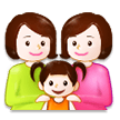 Famille: Femme, Femme, Fille Famille: Femme, Femme, Fille