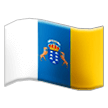 Drapeau: Îles Canaries Drapeau: Îles Canaries