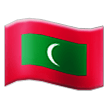 Drapeau: Maldives Drapeau: Maldives