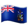 Drapeau: Géorgie du Sud-et-les Îles Sandwich du Sud Drapeau: Géorgie du Sud-et-les Îles Sandwich du Sud