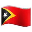 Drapeau: Timor oriental Drapeau: Timor oriental