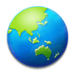 Globe Tourné Sur L’Asie Et L’Australie Globe Tourné Sur L’Asie Et L’Australie