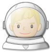 Astronaute Homme: Peau Moyennement Claire Astronaute Homme: Peau Moyennement Claire