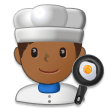 Cuisinier: Peau Moyennement Foncée Cuisinier: Peau Moyennement Foncée
