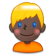Homme: Peau Foncée, Cheveux Blonds Homme: Peau Foncée, Cheveux Blonds