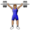 Homme Haltérophile: Peau Moyenne Homme Haltérophile: Peau Moyenne