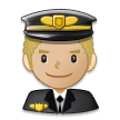 Pilote Homme: Peau Moyennement Claire Pilote Homme: Peau Moyennement Claire