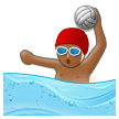Joueur De Water-Polo: Peau Moyennement Foncée Joueur De Water-Polo: Peau Moyennement Foncée