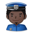 Policier: Peau Foncée Policier: Peau Foncée