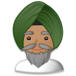 Homme En Turban: Peau Moyenne Homme En Turban: Peau Moyenne