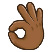 Signe OK: Peau Moyennement Foncée Signe OK: Peau Moyennement Foncée