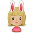 Personnes Avec Des Oreilles De Lapin: Peau Moyennement Claire Personnes Avec Des Oreilles De Lapin: Peau Moyennement Claire