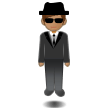 Personne En Costume En Lévitation: Peau Moyenne Personne En Costume En Lévitation: Peau Moyenne