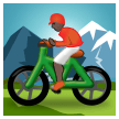 Personne En VTT: Peau Foncée Personne En VTT: Peau Foncée