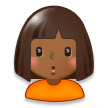 Personne Qui Boude: Peau Moyennement Foncée Personne Qui Boude: Peau Moyennement Foncée