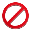 Symbole D’Interdiction Symbole D’Interdiction