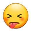 Visage Qui Tire La Langue Les Yeux Plissés Visage Qui Tire La Langue Les Yeux Plissés