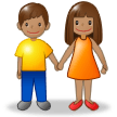 Femme Et Homme Se Tenant La Main: Peau Moyenne Femme Et Homme Se Tenant La Main: Peau Moyenne