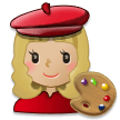 Artiste Femme: Peau Moyennement Claire Artiste Femme: Peau Moyennement Claire