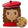 Artiste Femme: Peau Moyenne Artiste Femme: Peau Moyenne