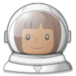 Astronaute Femme: Peau Moyennement Foncée Astronaute Femme: Peau Moyennement Foncée