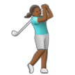 Golfeuse: Peau Moyennement Foncée Golfeuse: Peau Moyennement Foncée