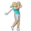 Golfeuse: Peau Moyennement Claire Golfeuse: Peau Moyennement Claire