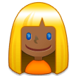 Femme: Peau Moyennement Foncée, Cheveux Blonds Femme: Peau Moyennement Foncée, Cheveux Blonds