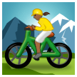 Femme En VTT: Peau Moyennement Foncée Femme En VTT: Peau Moyennement Foncée