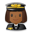 Pilote Femme: Peau Moyennement Foncée Pilote Femme: Peau Moyennement Foncée