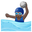 Joueuse De Water-Polo: Peau Foncée Joueuse De Water-Polo: Peau Foncée