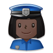 Policière: Peau Foncée Policière: Peau Foncée