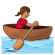 Rameuse Dans Une Barque: Peau Moyenne Rameuse Dans Une Barque: Peau Moyenne