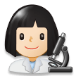 Scientifique Femme: Peau Claire Scientifique Femme: Peau Claire
