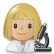 Scientifique Femme: Peau Moyennement Claire Scientifique Femme: Peau Moyennement Claire