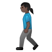 Femme Qui Marche: Peau Foncée Femme Qui Marche: Peau Foncée