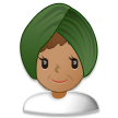 Femme En Turban: Peau Moyenne Femme En Turban: Peau Moyenne