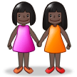 Deux Femmes Se Tenant La Main: Peau Foncée Deux Femmes Se Tenant La Main: Peau Foncée