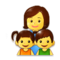Famiglia: Donna, Bambina, Bambino