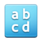 Pulsante Con Lettere Latine Minuscole