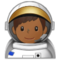 Astronauta Uomo: Carnagione Medio-Scura