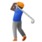 Golfista Uomo: Carnagione Scura