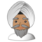 Uomo Con Turbante: Carnagione Media