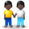 Due Uomini Che Si Tengono Per Mano: Carnagione Scura