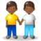 Due Uomini Che Si Tengono Per Mano: Carnagione Medio-Scura