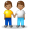 Due Uomini Che Si Tengono Per Mano: Carnagione Media