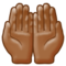 Mani Unite In Alto: Carnagione Medio-Scura